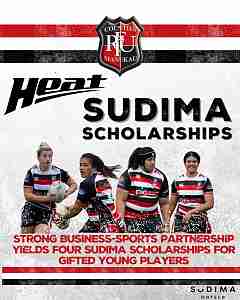  DOUBLING DOWN ON WOMEN’S RUGBY: STRONG BUSINESS-SPORTS PARTNERSHIP YIELDS  FOUR SUDIMA SCHOLARSHIPS FOR GIFTED YOUNG PLAYERS