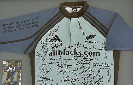 Special jersey goes to auction to bring Joeli Vidiri back to New Zealand